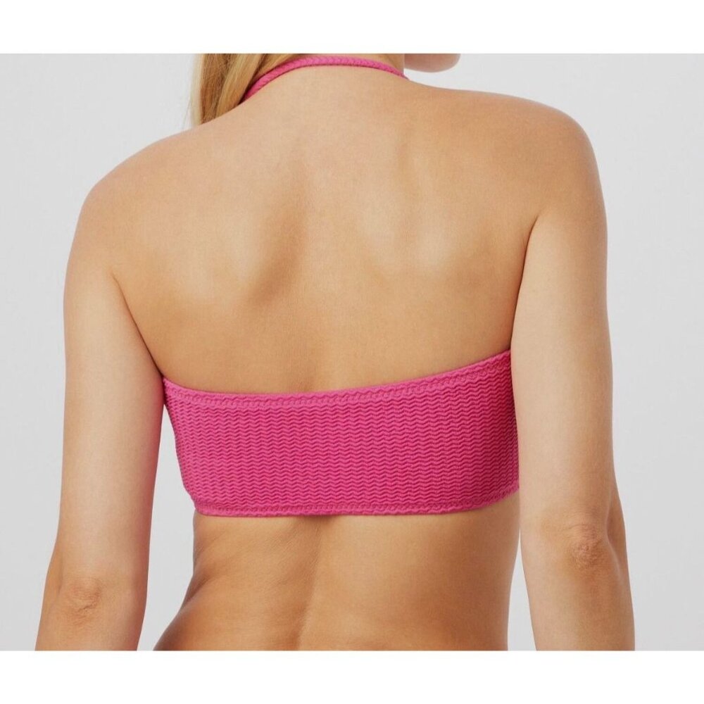 NWT $68 Seafolly Women's Pink Sea Dive Tube Bikini Top Swimwear Size 8 - Picture 4 of 5